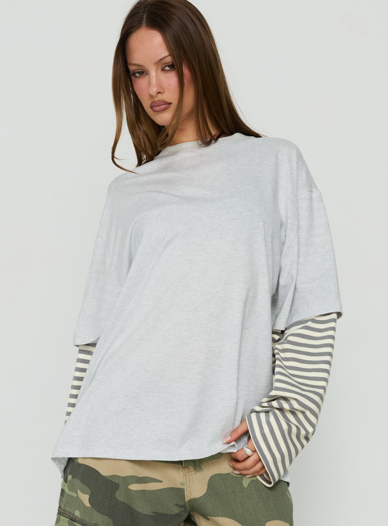 Bottega Shirt Ash Stripe