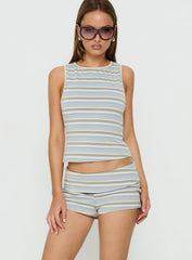 Manolo Set Blue Multi Stripe