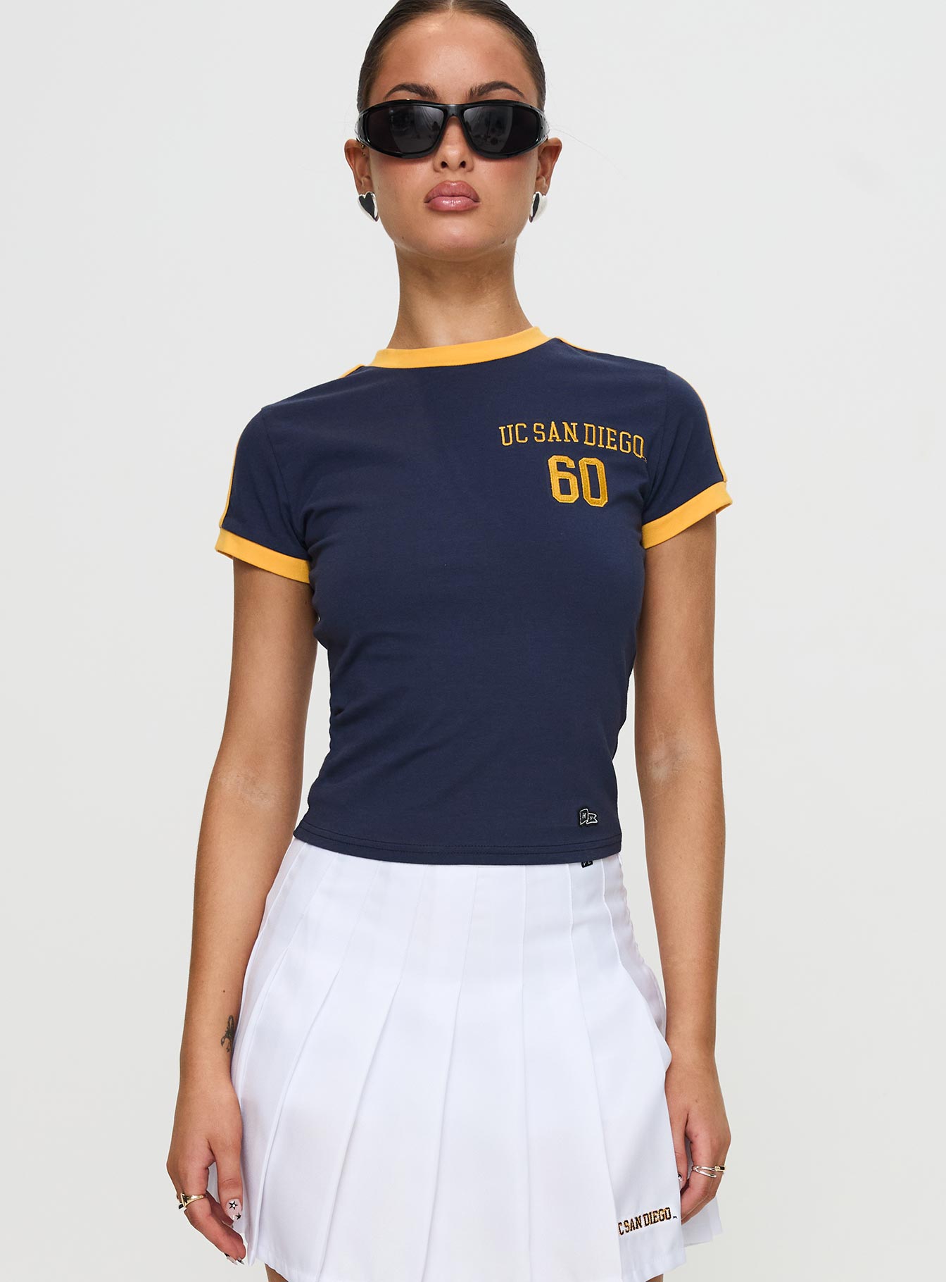UCSD Goalie Baby Tee Navy