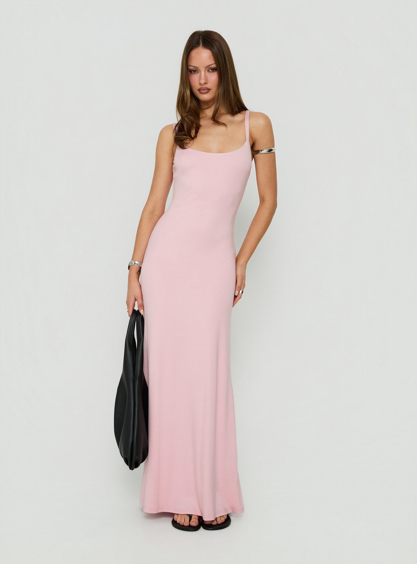 Elecia Scoop Maxi Dress Marshmallow Pink