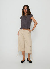 Relaxer 3/4 Cargo Pants Beige