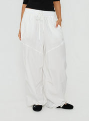 Mankind Baggy Cargo Pants White