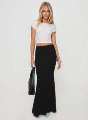 Topping Maxi Skirt Black