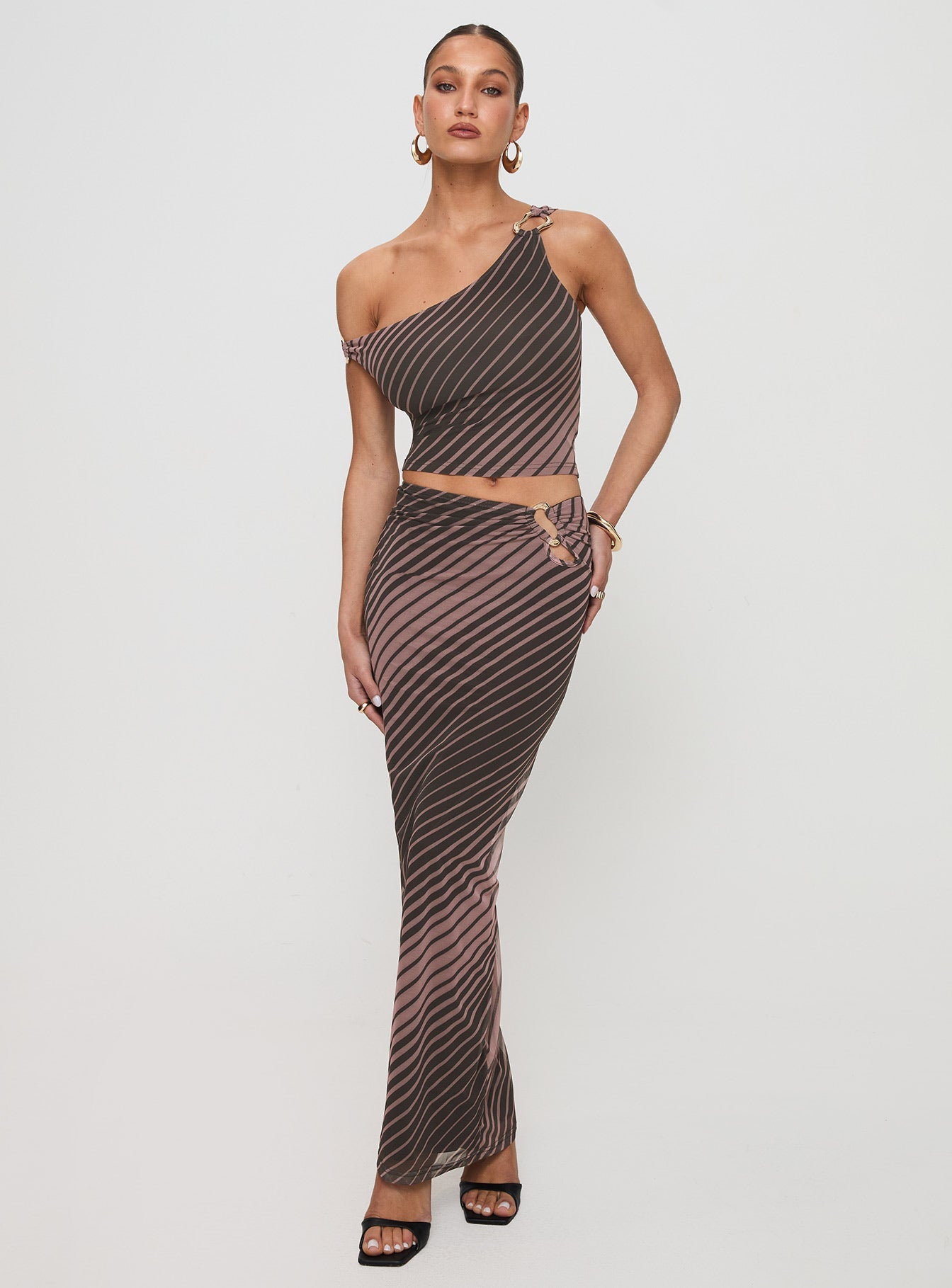 Whiley Maxi Skirt Multi Stripe