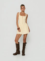 Ettalie Cinched Waist Playsuit Butter