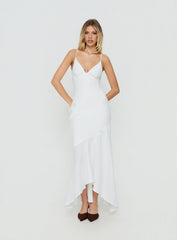 Makaia Balconette Maxi Dress White