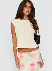 Rowann Textured Top Butter Yellow