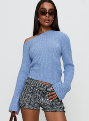 Phillips Cold Shoulder Sweater Blue