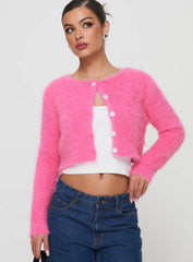 Just A Girl Cardigan Pink
