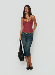 Milliano Cami Top Red Polka Dot