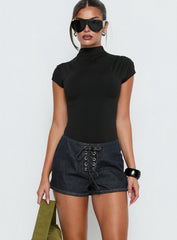 Thunderbird Micro Shorts Dark Indigo Wash