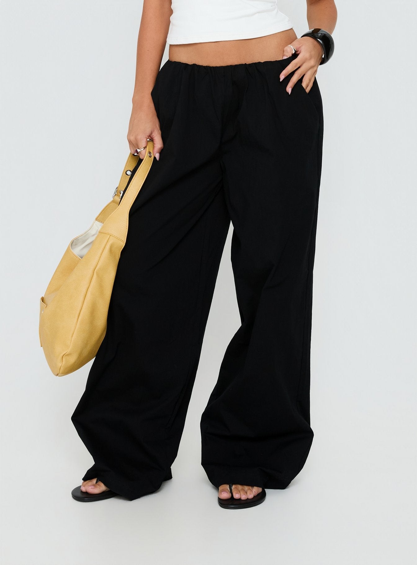 Lunea Concealed Waistband Pants Black