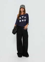 NYC 1997 Loose Graphic Tee Navy