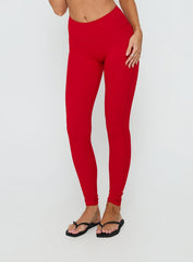 Peak Performance Active Leggings Red