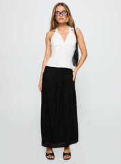Human Nurture Maxi Skirt Black