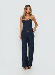 Kierstyn Corset Set Navy