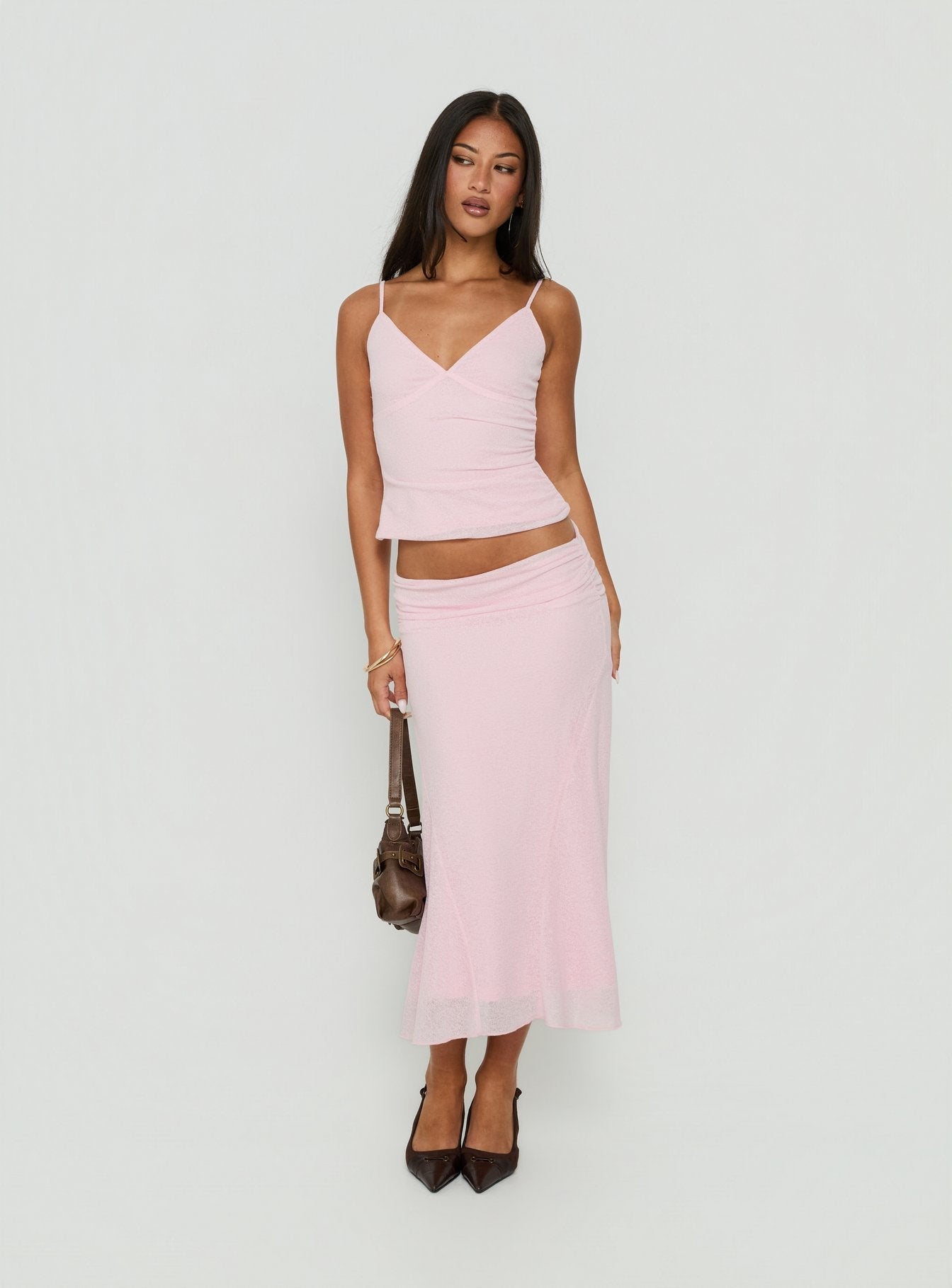 Zylen Cami Set Pink