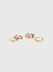 Kortney Ring Pack Gold