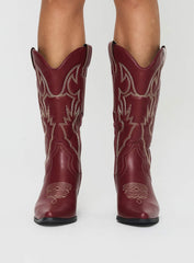 Therapy Clayton Boots Maroon