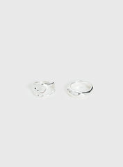 Midnight Rush Ring Pack Silver