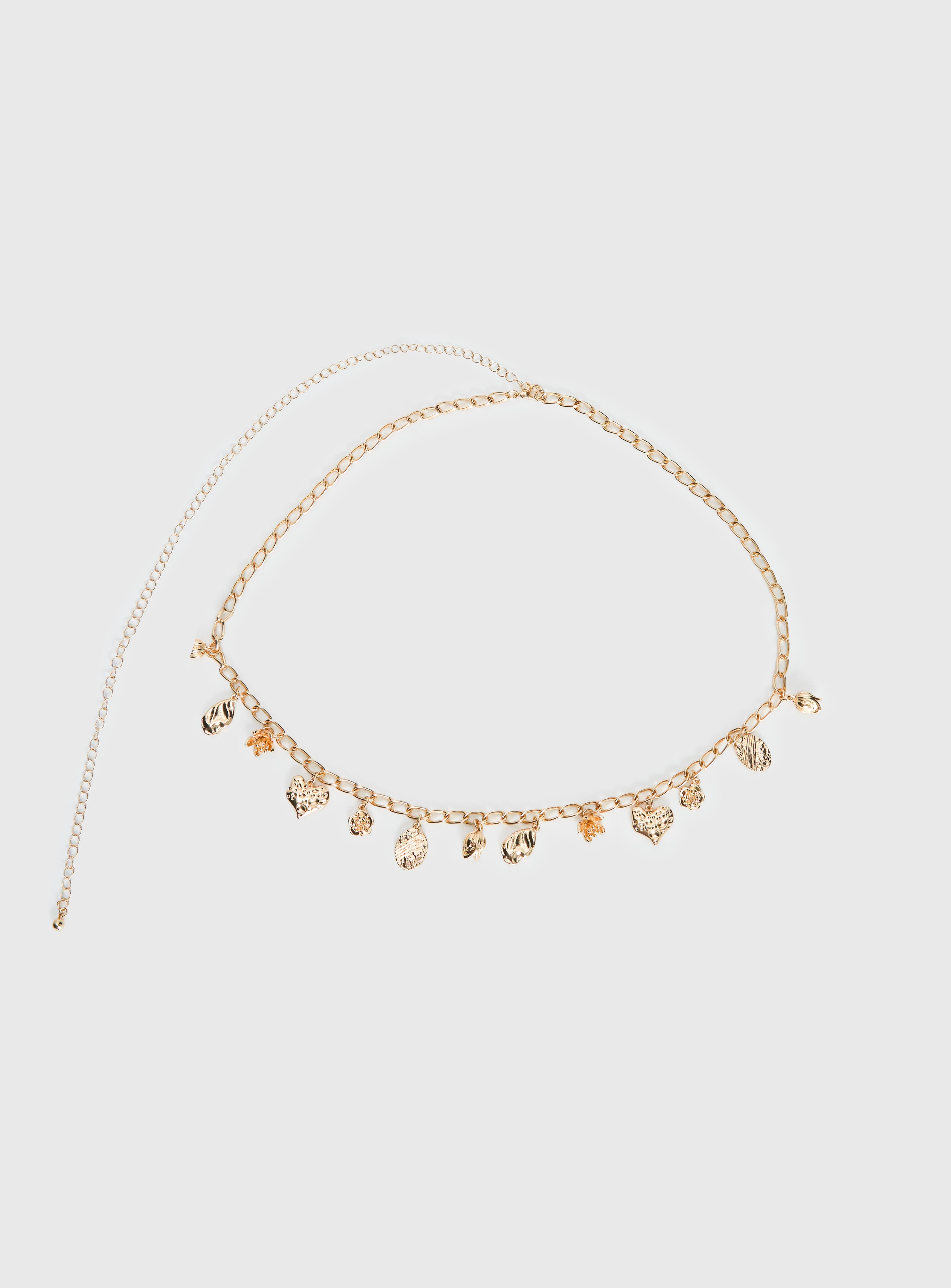 Vibe Check Chain Belt Gold