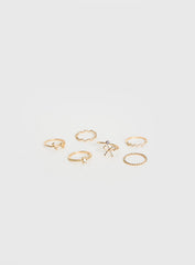 Symmetry Ring Pack Gold