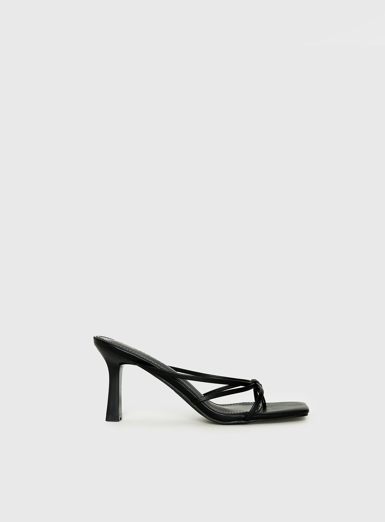 Evena Strappy Heels Black