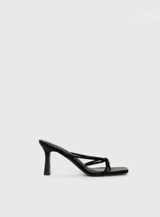 Evena Strappy Heels Black