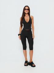 Power Hour Active Capri Leggings Black