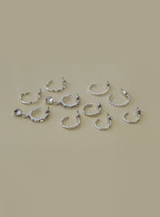 Delfine Earring Pack Silver