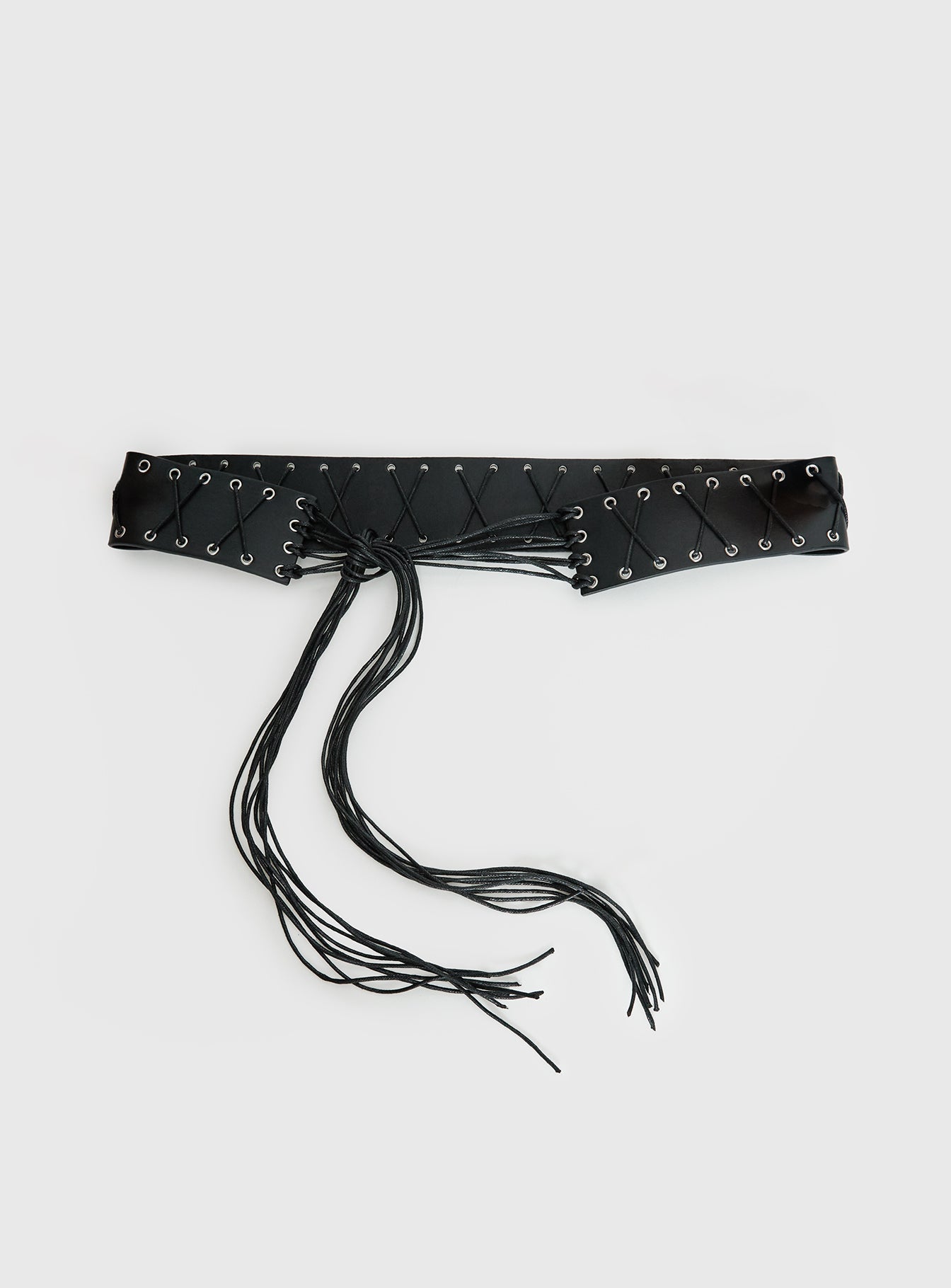 Yeva Tassel Belt Black