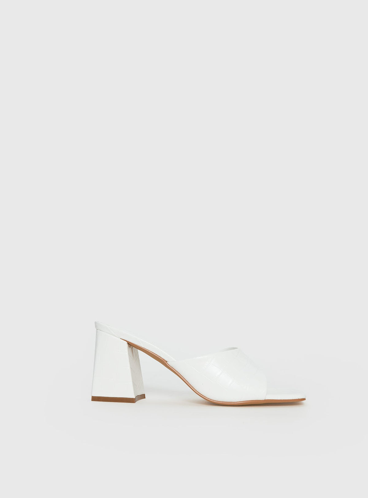 Sunset Boulevard Heels White
