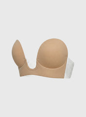 U-Shape Backless Bra Beige