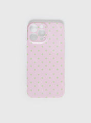 What You Wanted Iphone Case Pink Polka