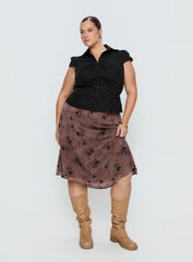Moses Midi Skirt Multi Curve