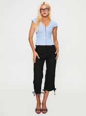 Hot Rod Capri Pant Black