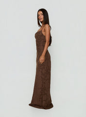 Celena Maxi Dress Brown