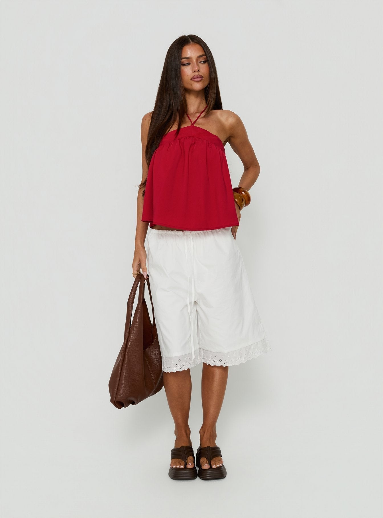 Moonlit Top Red
