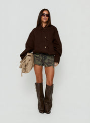 Jaxton Lightweight Denim Jacket Washed Brown