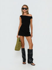 Cheirosa Off Shoulder Romper Black