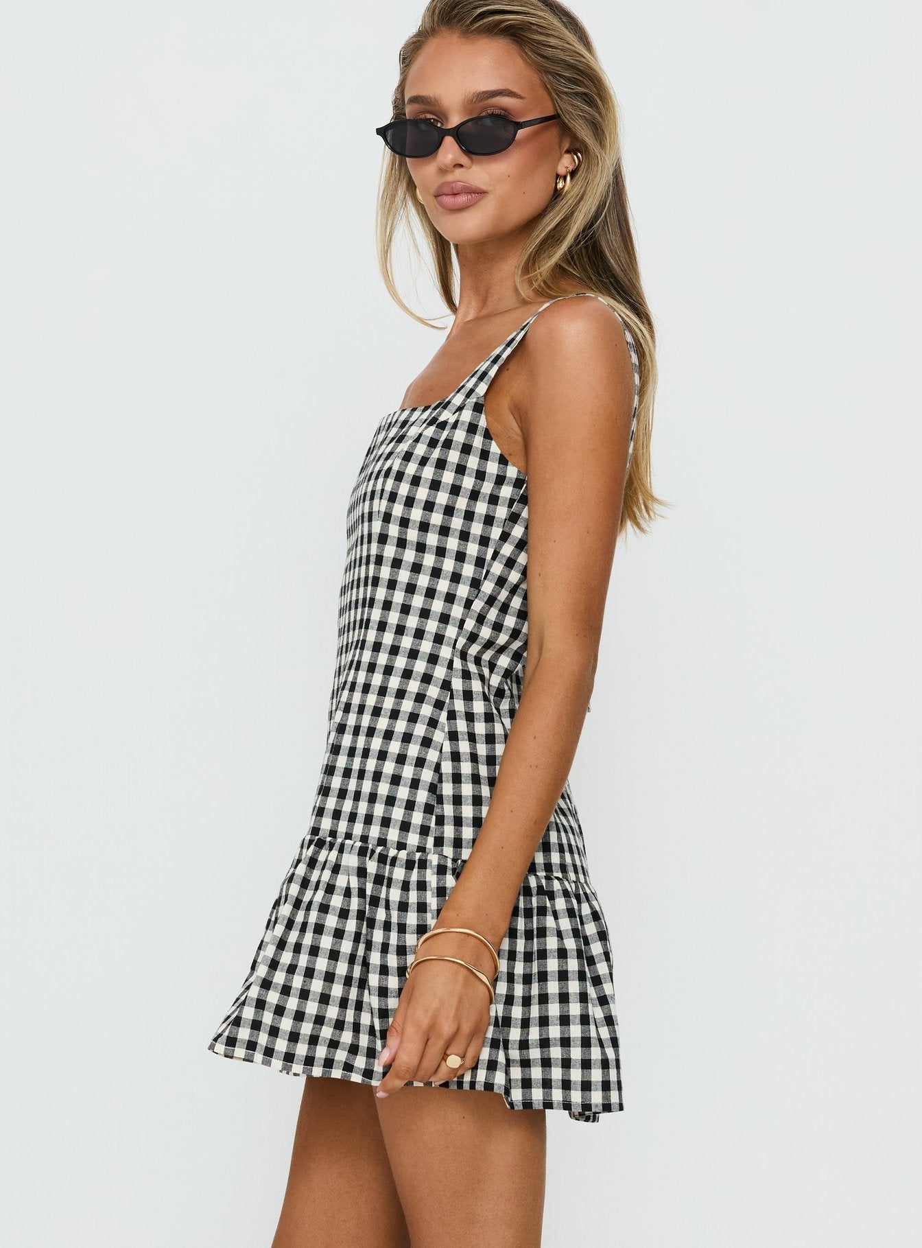 Orivelle Tie Back Romper Black / White