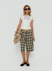 In Time Layered Top White