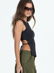 Uzo Top Black