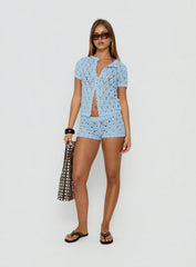 Sun Still Shines Crochet Set Blue