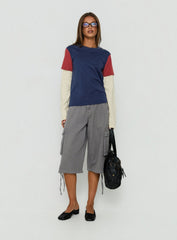 The Brass Long Sleeve Top Multi