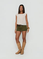 Rhode Mini Skort Khaki