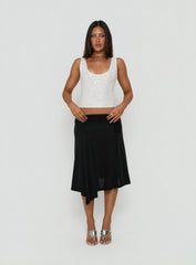 Anova Sequin Tank Top White