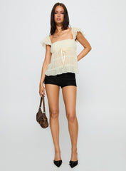 Brighter Than Stars Tiered Top Cream