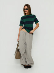 Your Orbit Nylon Baggy Pants Grey
