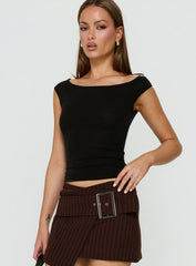 Cheirosa Off Shoulder Top Black